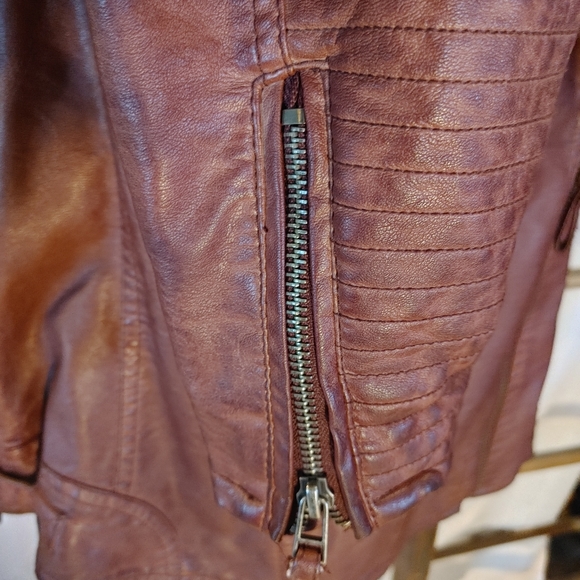 Maurices Faux Leather Bomber Jacket - Picture 4 of 8